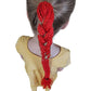 bright red kids hair extension