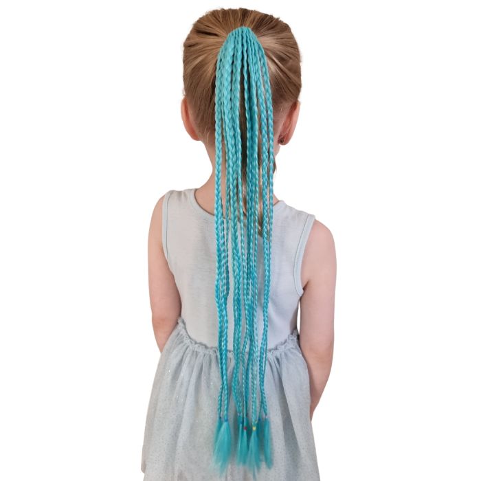 light blue mermaid ponytail
