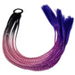 Ponytail Plaits Mermaid Pony Purple Galaxy