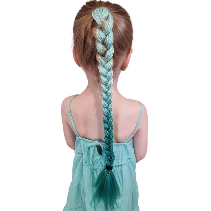 mythical forest green plait