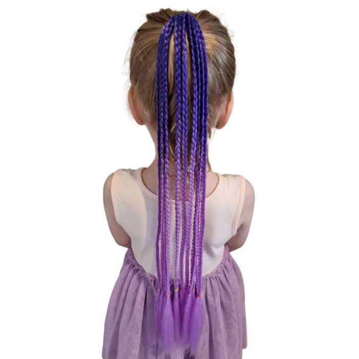 purple hair mermaid pony