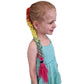 kids hair accessories rainbow ombre